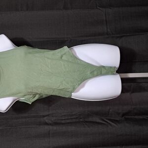 Green Sleeveless Top